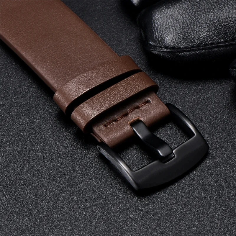 Soft Quick Release Straps 18mm 20mm 22mm Men Women Casual Replacement Leather Watch Watchband Smartwatch Band