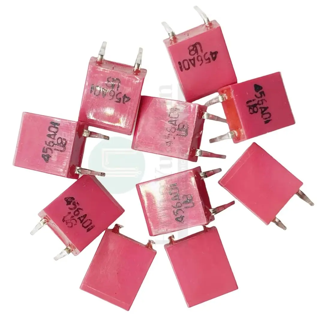 50pcs/ 456K in-line ceramic crystal CMU2F-456A01 456KHZ bent leg 456A red original dongguang