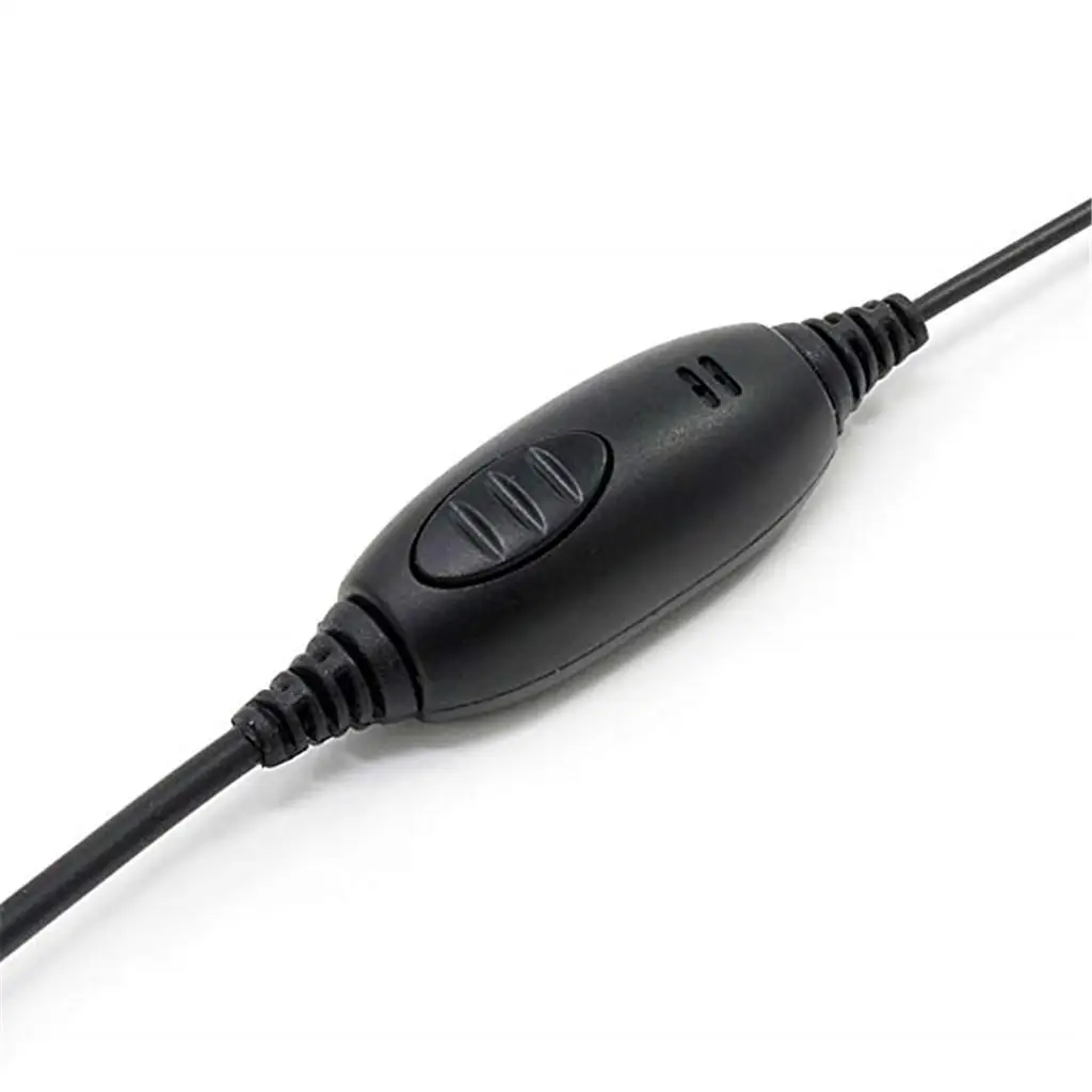 PTT Earpiece Earphone Headset Clear Sound 2 Pin Wired Accessory for Baofeng Kenwood WOUXUN Radios