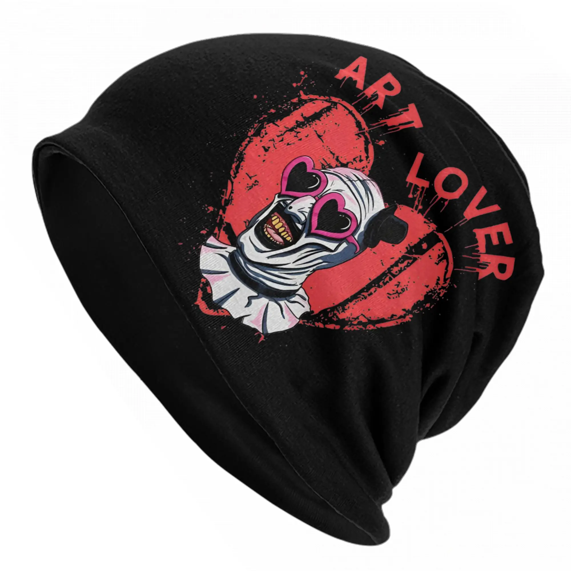 Terrifier Art The Clown Lover Bonnet Hats Goth Outdoor Halloween Skullies Beanies Hat Unisex Warm Head Wrap Caps