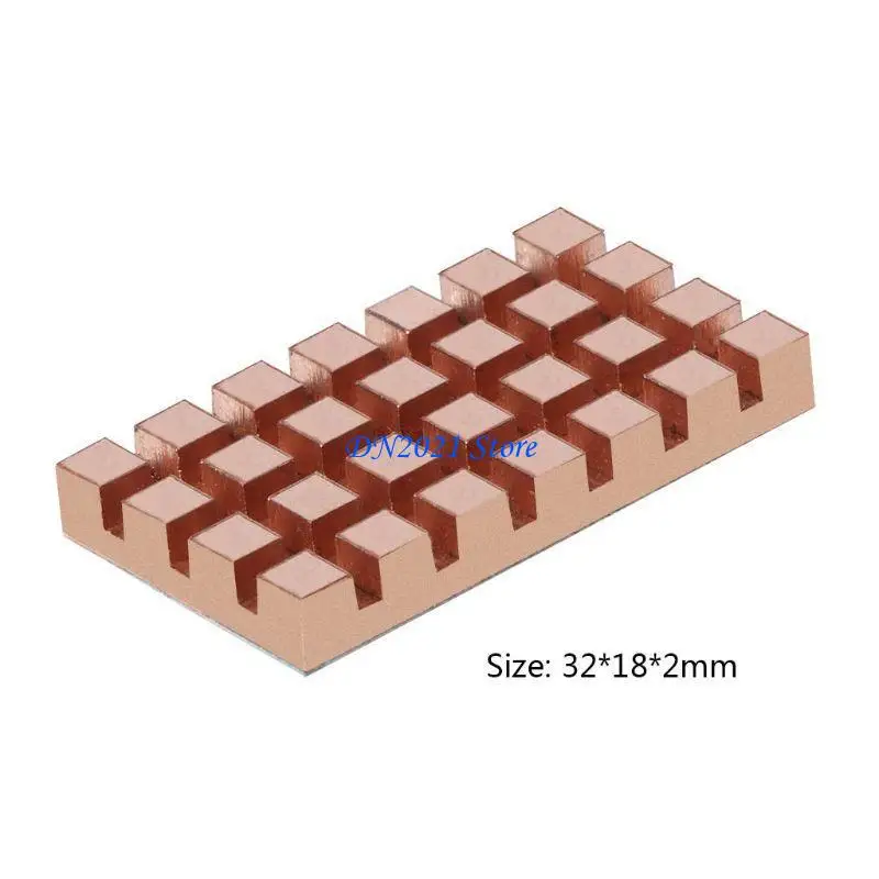 F3KE 2260 PCI-E NVME Heatsink for M.2 NGFF SSD Hard Drive Heat Sink Coppe