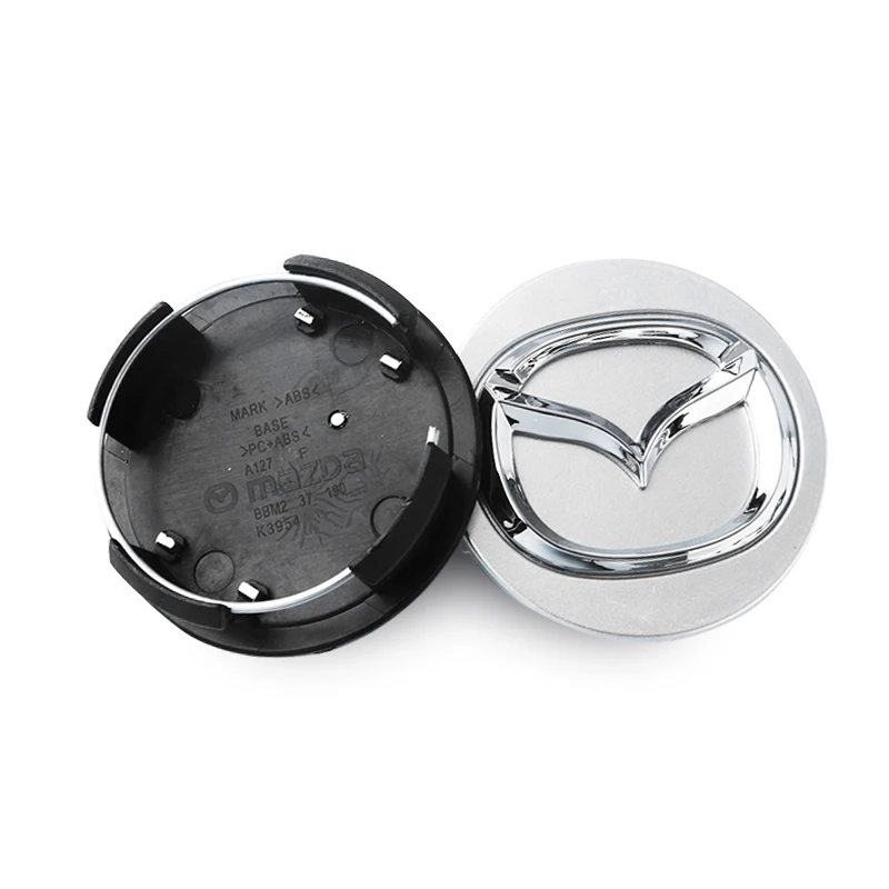 4pcs 56mm Wheel Center Cap Logo Hub Cover Badge Emblem For Mazda 6 3 CX5 2 CX7 Demio Atenza Axela MX30 CX30 CX3 CX9 MX5 RX8 RX7