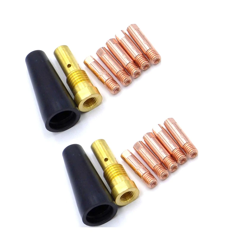 

14PCS Gasless Nozzle Tips For FC90 Flux-Cored Wire Feed K3493-1 FC90 MIG Welder Welding Torch Welding Tip