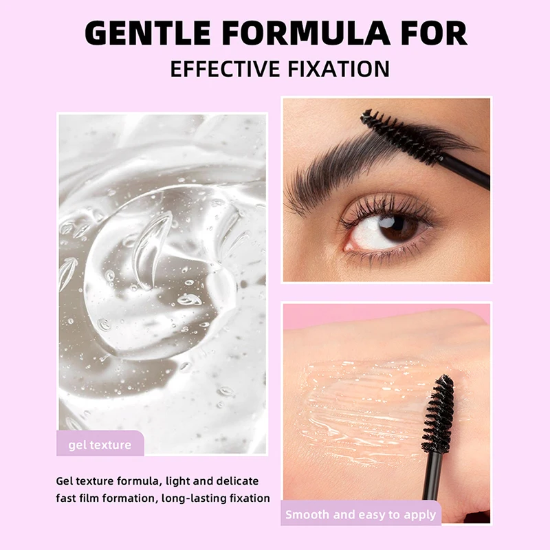 Transparentes Augenbrauen-Styling-Gel Schnellt rockn endes, lang anhaltendes Pomaden-Seifen brauen wachs Augenbrauen-Formung creme Augenbrauen-Gel-Make-up