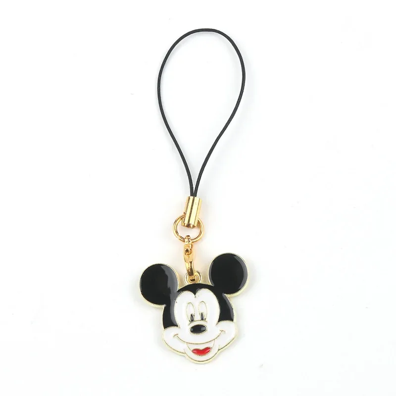 Disney Mickey Mouse Pendant Cute Personality Cartoon Mobile Phone Lanyard Bestie Short Chain Fashion Accessories for Kids Gift