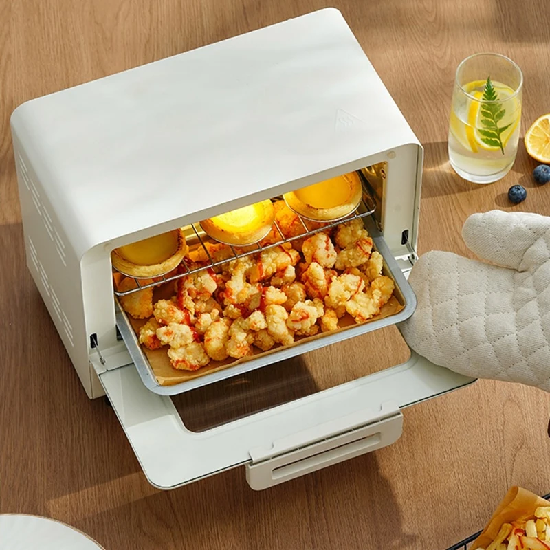 10L/20L มัลติฟังก์ชั่นเตาอบไฟฟ้าในครัวเรือนหมดเวลาควบคุมอุณหภูมิอบไอน้ําอบเตาอบไฟฟ้าแบบบูรณาการ