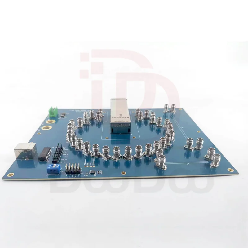 OSFP 800G MCB Optical Transceiver Module Compliance Board DDMI I2C Connectors DC- 67G Female Solderless DEB2-64M-A