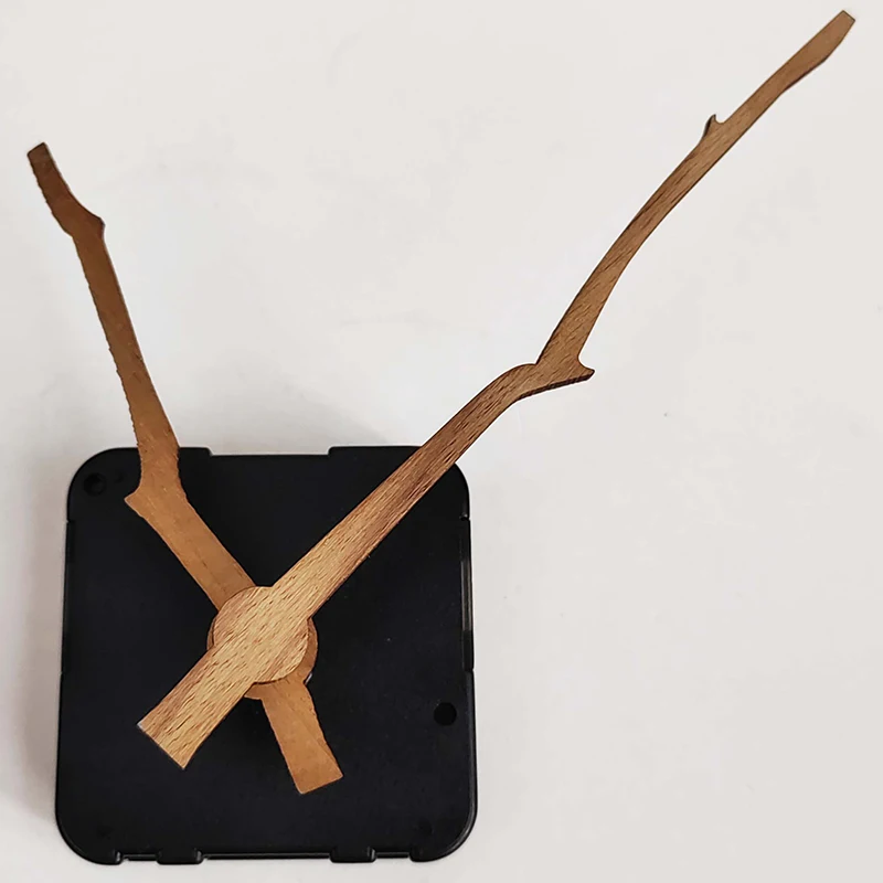 Wood Hands With Unlimited Battery Type Sweep Silent Wall Mechanism Accessory DIY Quartz Clock Movement