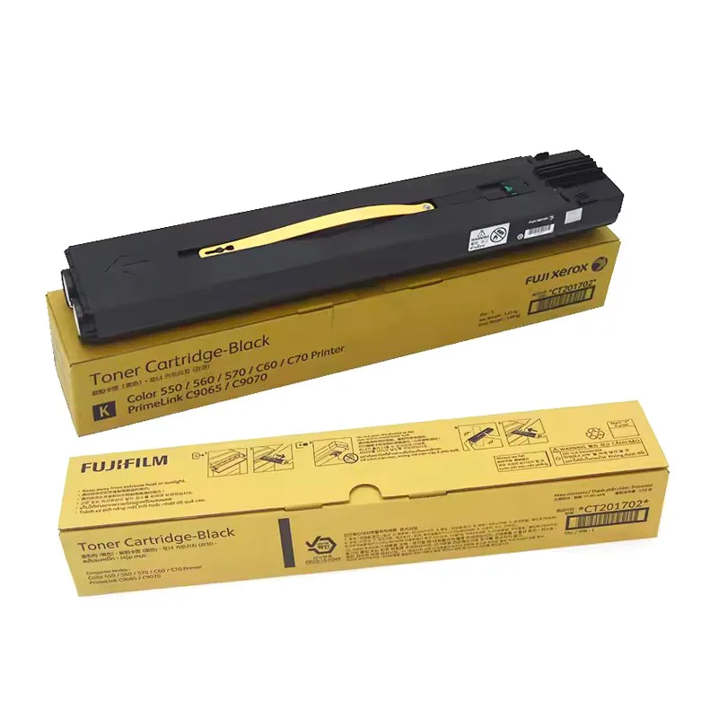 

Original Asian Version Black Toner Cartridge for Xerox Color 550 560 570 C60 C70 Printer PrimeLink C9065 C9070 CT201702