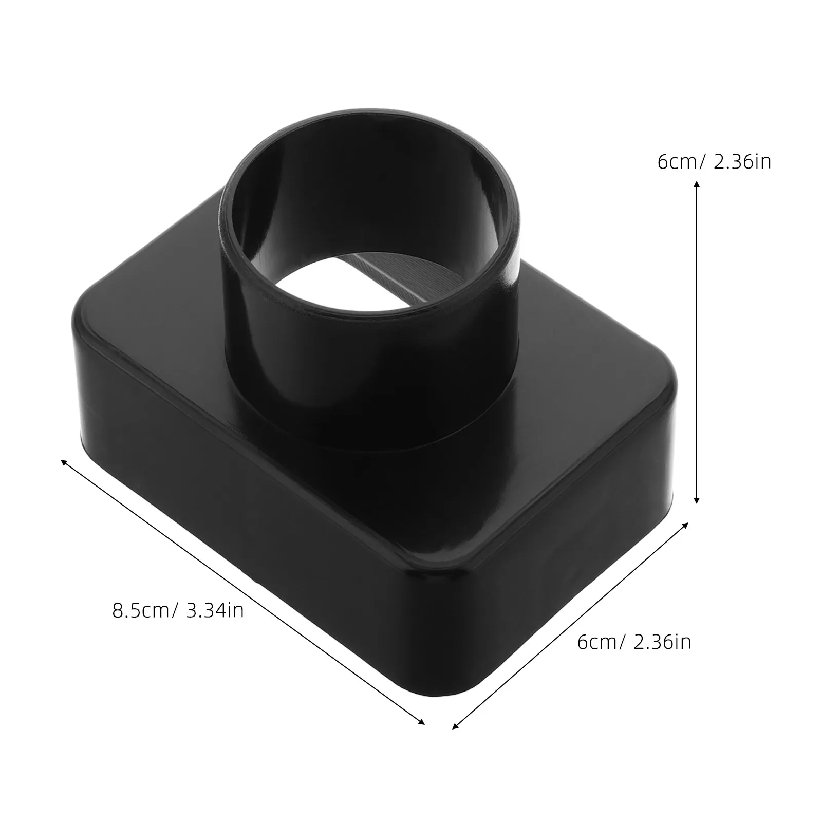 2Pcs Plastic Air Conditioning Outlet Duct Connector Car Vent Extension for System Enhanced Airflow Car Interior
