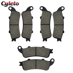Motorcycle Front Rear Brake Pads for Honda NT650 VFR800 Interceptor CBR1100XX Blackbird XL1000 ST1100 ST1300 GL1800 Goldwing F6B