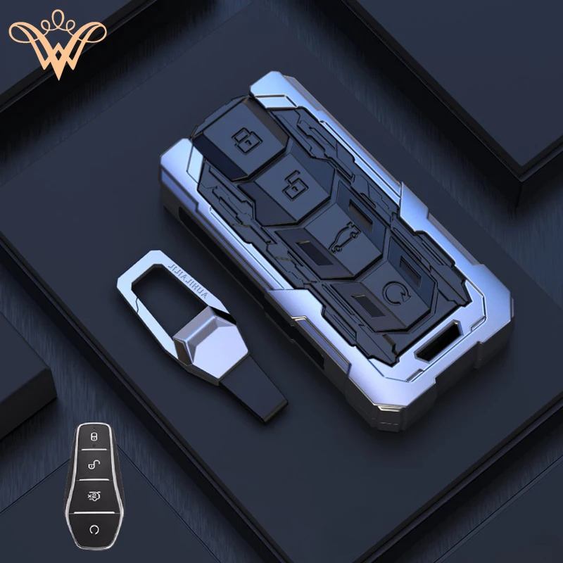 

Zinc Alloy Car Key Case Cover Shell For BYD Tang EV600 Han EV Yuan ATTO 3 Song PLUS Pro MAX DMI Qin Auto Accessories