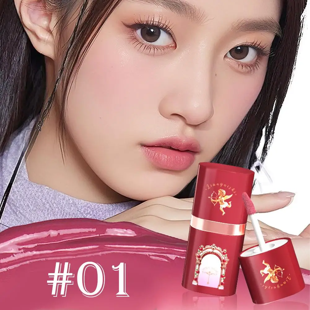 Feuchtigkeitsspendende Flüssigkeit Rouge Creme Multi-Use Lippen Wange Rouge Orange-rot Mini Schatten Make-Up Stick Augen Rouge Matte kontur V1I3