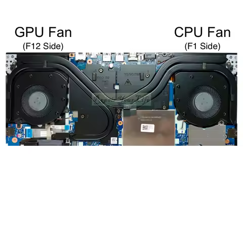 DC 12V CPU GPU Cooling Fan For Lenovo Legion 5-15ARH05H 82B1 5P-15ARH05H 82GU Laptop Parts Fan Cooler Radiators FN51 FN50 New