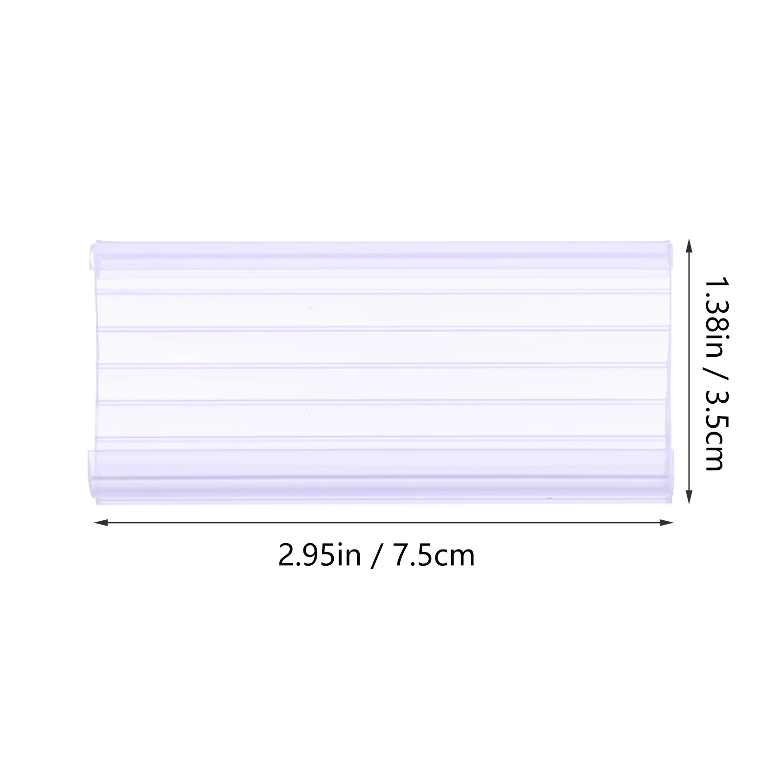 20 قطعة بولي كلوريد الفينيل أصحاب ملصقات السعر الواضح قسط البلاستيك عرض موقف لمحلات البيع بالتجزئة سوبر ماركت السلع تصنيف العلامات #4