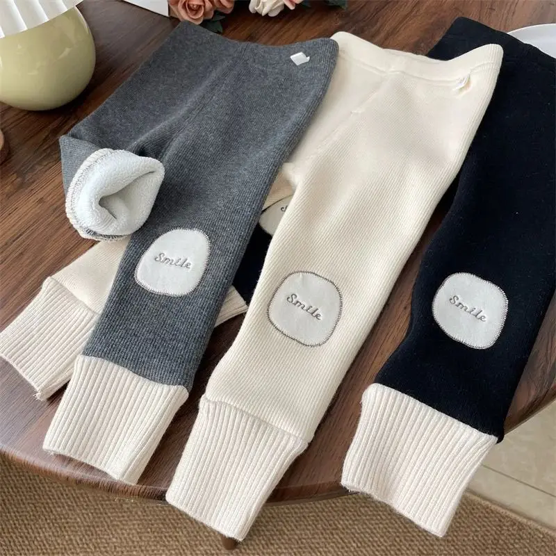 

Warm Winter Cotton Autumn Winter Girl Leggings velvet pants Kids leggings Children girls Pants Trousers 0-6 Years