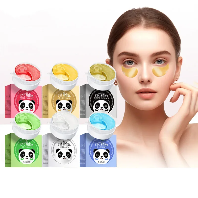 Golden Snail Collagen Hydrating Eyes Mask Lifting Firming Brightening Eye Dark Circles Removal Moisturizing Nourishing Eye Patch