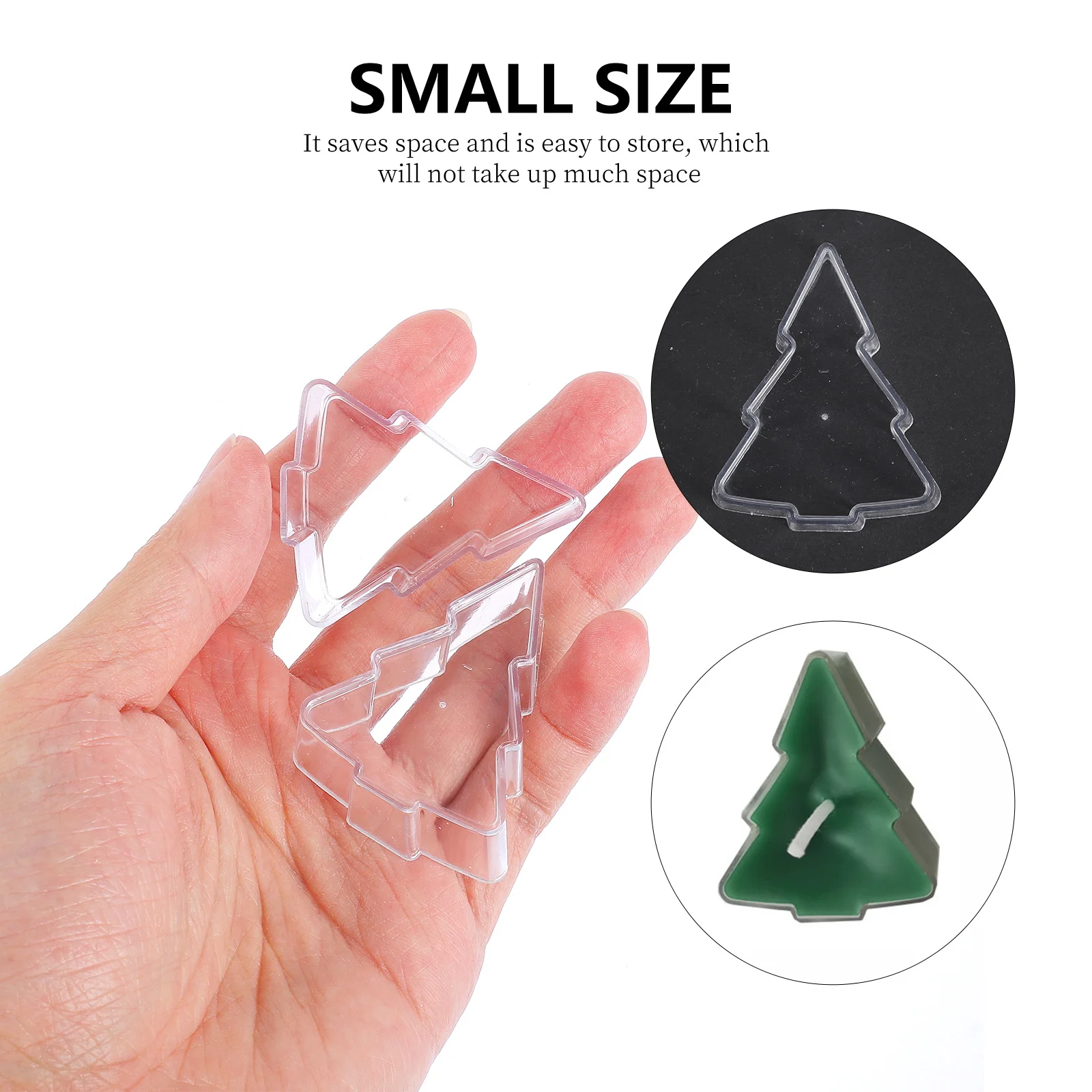 20 stücke Weihnachten Baum Glocke Tasse Flammhemmende Kunststoff Shell Diy Machen Container Für Party Dekoration Geschenk