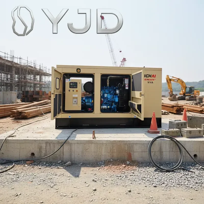 YJD Factory Production Global Power Silent Open Frame Diesel Generator Set 20KW 25KW 30KW 40KW Engine Brushless Alternator 60Hz