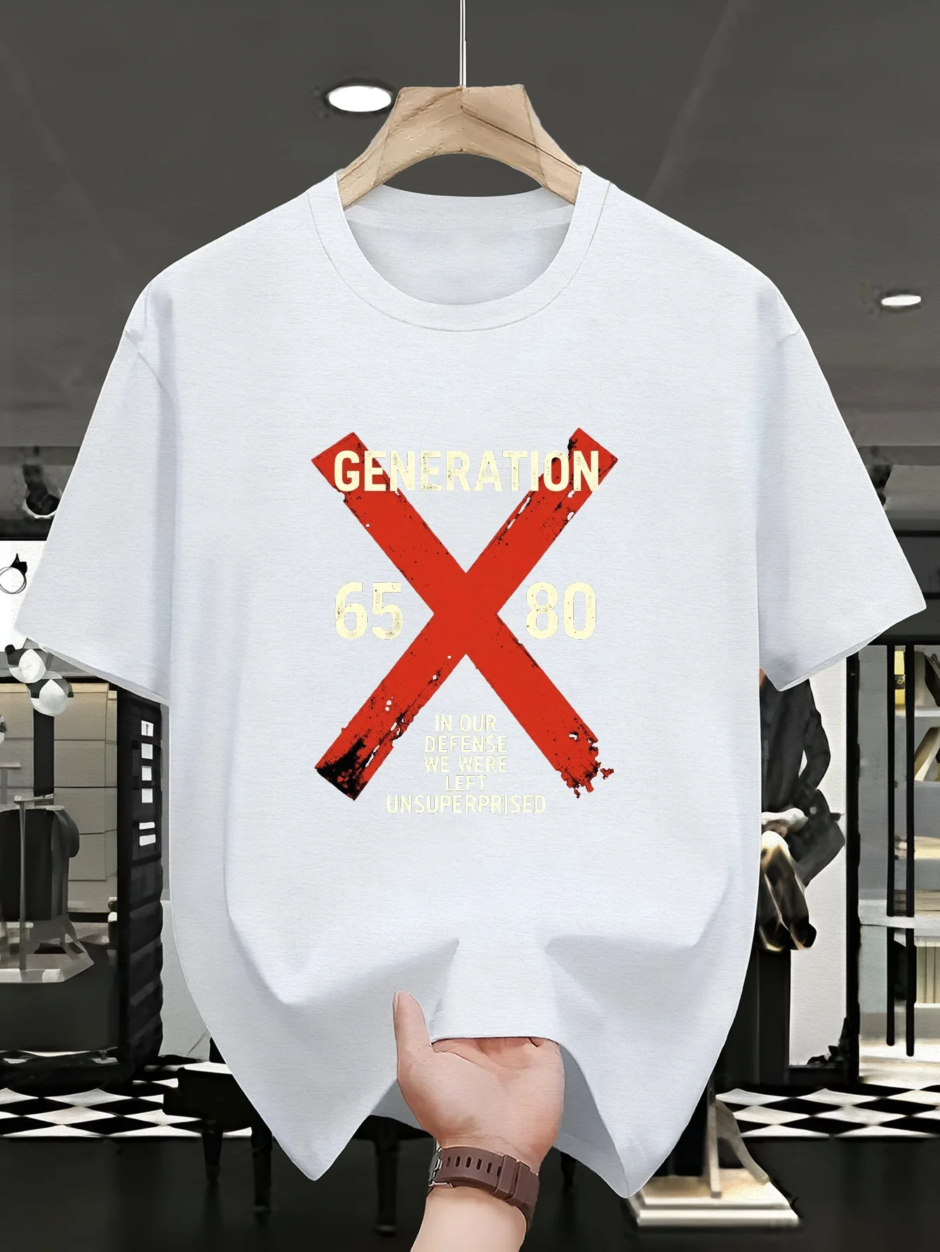 تي شيرت صيفي بأكمام قصيرة على الموضة لعام 2025، طراز مصمم للجنسين، كلاسيكي، عصري، متعدد الاستخدامات، مسامي، ملابس يومية #2