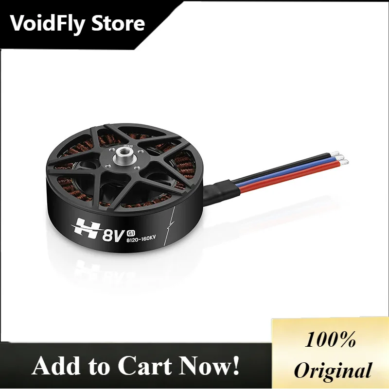 VoidFly XRotor H8V 8120 160KV Motor For FPV Drone Vertical Takeoff Landing Fixed Wing RC Airplane Model