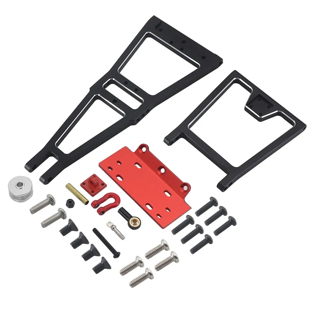 Aluminium 1/10 Maßstab Winde Lkw/Anhänger Kran Arm Kit Simuliert Rc Kettenachse Capra 1,9utb Geländewagen Upgrade Teile – Detail 3