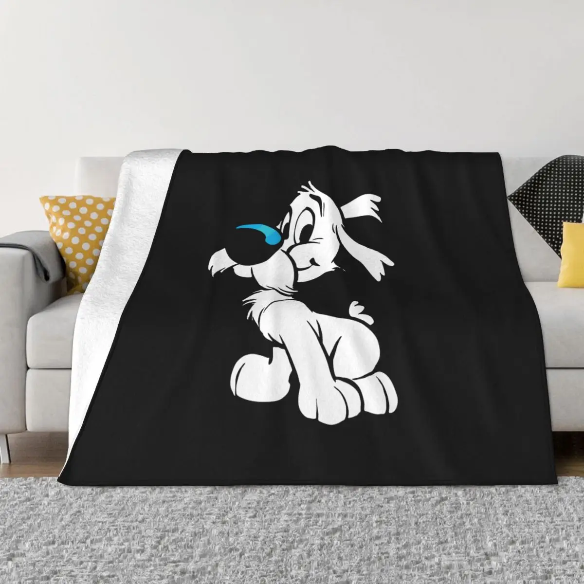 Asterix And Obelix Blankets Fleece All Season Dogmatix Idefix Ideafix Obelix Dog Warm Throw Blanket for Home Car Quilt