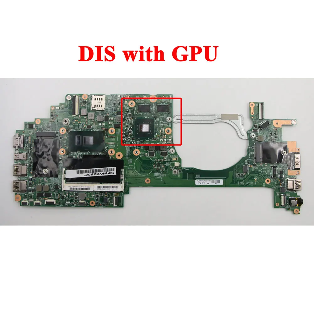 I7-6600U 6500U i5-6300U 6200U UMA DIS MB voor ThinkPad Yoga 460 20EL 20EM Originele Laptop Moederbord met GPU 14283-3