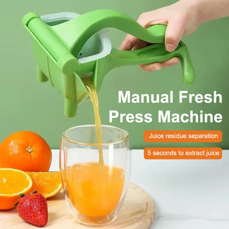 

1pc Green Multifunctional Juicer Handheld Non-electric Lemon Squeezer Fruit Vegetable Small Juicer Manual Juicer