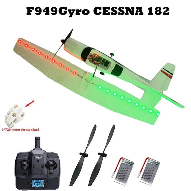 

WLtoys 3CH CESSNA F949 LCD Gyroscope 2.4G RC Airplane 3D/6G Fixed Wing Aircraft Toy Outdoor UAV RTF Toys For Kids And Adult Gift