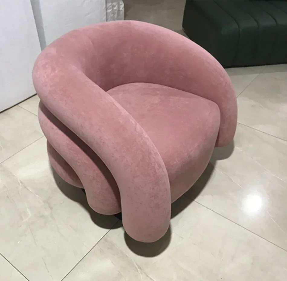 

Light Luxury Modern Velvet Fabric Single Sofa Living Room Chair Fashion Simple And Personalized Relax Sofa Chair Accent Chair