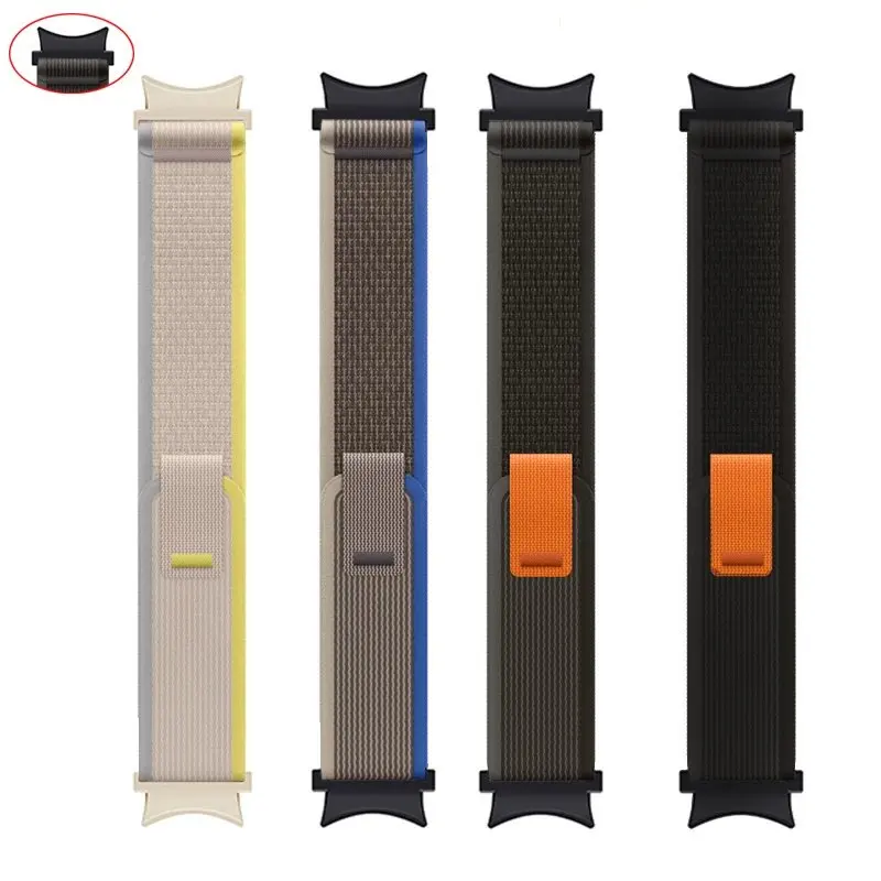 Nylon Band Strap Trail Loop For Samsung Galaxy Watch 4 5 6 7 FE 40mm 44mm/Watch 4 6 Classic Watch 5Pro 45mm Smartwatch Straps
