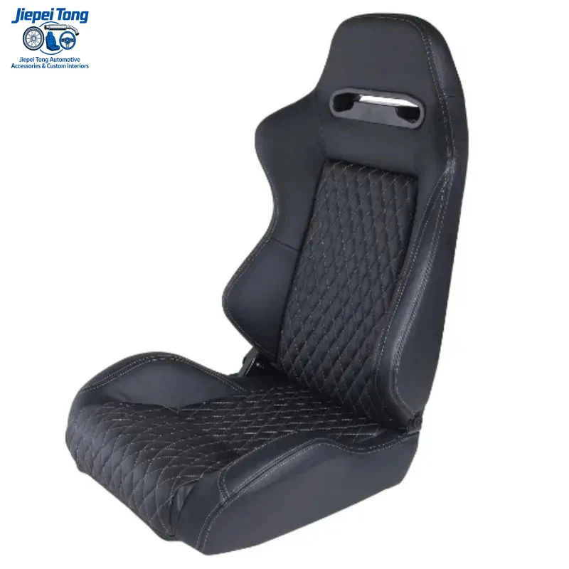 

Новое гоночное сиденье GM с двойным ползунком и красной строчкой из ПВХ