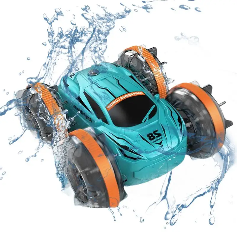 RC Car Boat Toy Drift Race Remote Control Car 360-Degree Rotation Vehicle Model Toy for 45-Degree Slopes Rock Terrain Grass