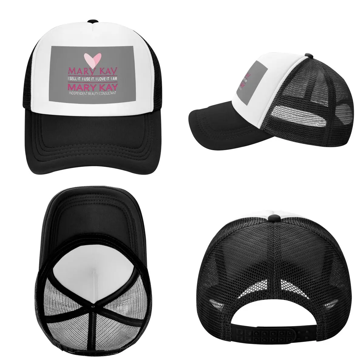Top Mary Kay I Sell It I Use It I Love It I Am Mary Kay Designer Cap Casual Mesh Baseball Caps Adjustable Hat Hip Hop Summer