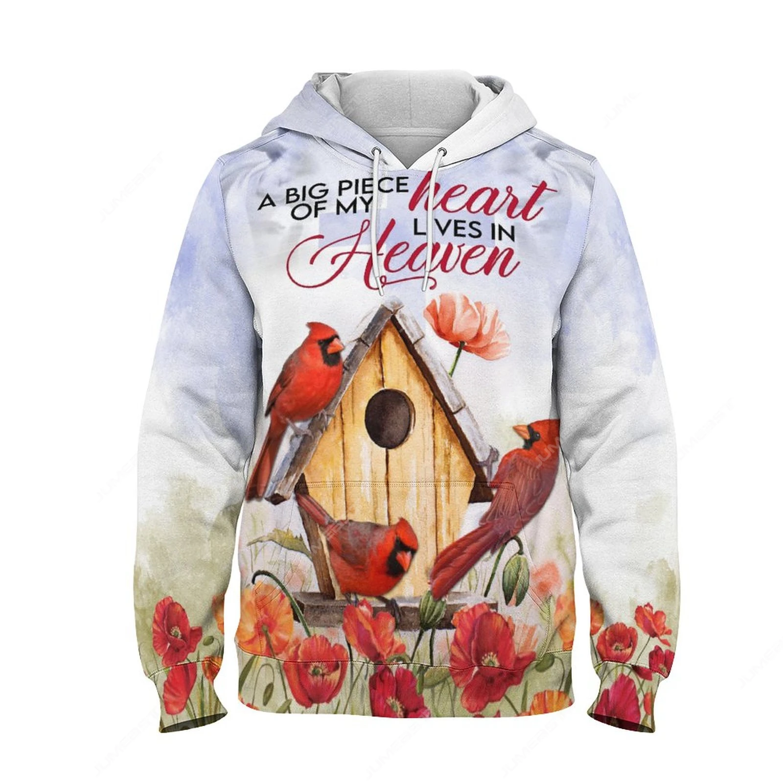 Jumeast Cardinals Women Zipper Hoodies Fitness Cottagecore Fall Aesthetic Bird Men Hooded Sweatshirts Drip Hippie Clothes Coats