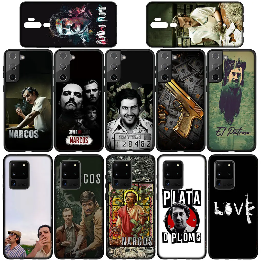 Moneys Narcos PABLO ESCOBAR Phone Cover Casing for Samsung Galaxy S24 S23 Fe Ultra Plus A55 A35 A24 A25 A15 A05 A06 A16 Case