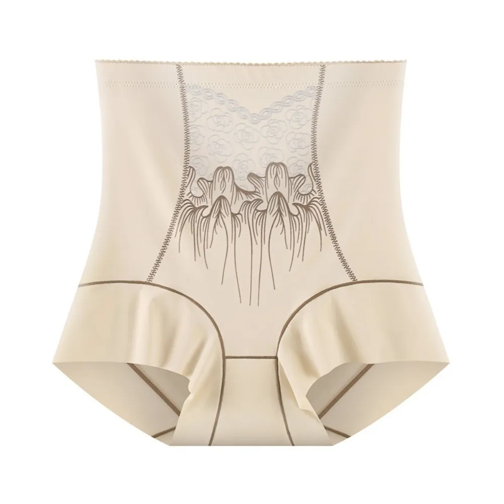 

High Waist Postpartum Body Shaper Flower Floral Panties Butt Lifter Briefs Shapewear Belly Contracting Tummy Control Underwear