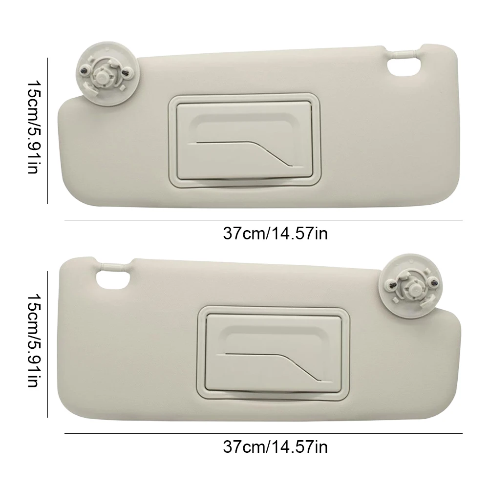 Protetor solar interior Sun Shade para carro, lado esquerdo e direito, Chevrolet Sonic 2012-2019, Spark 2013-2016, P95327507, P95327509
