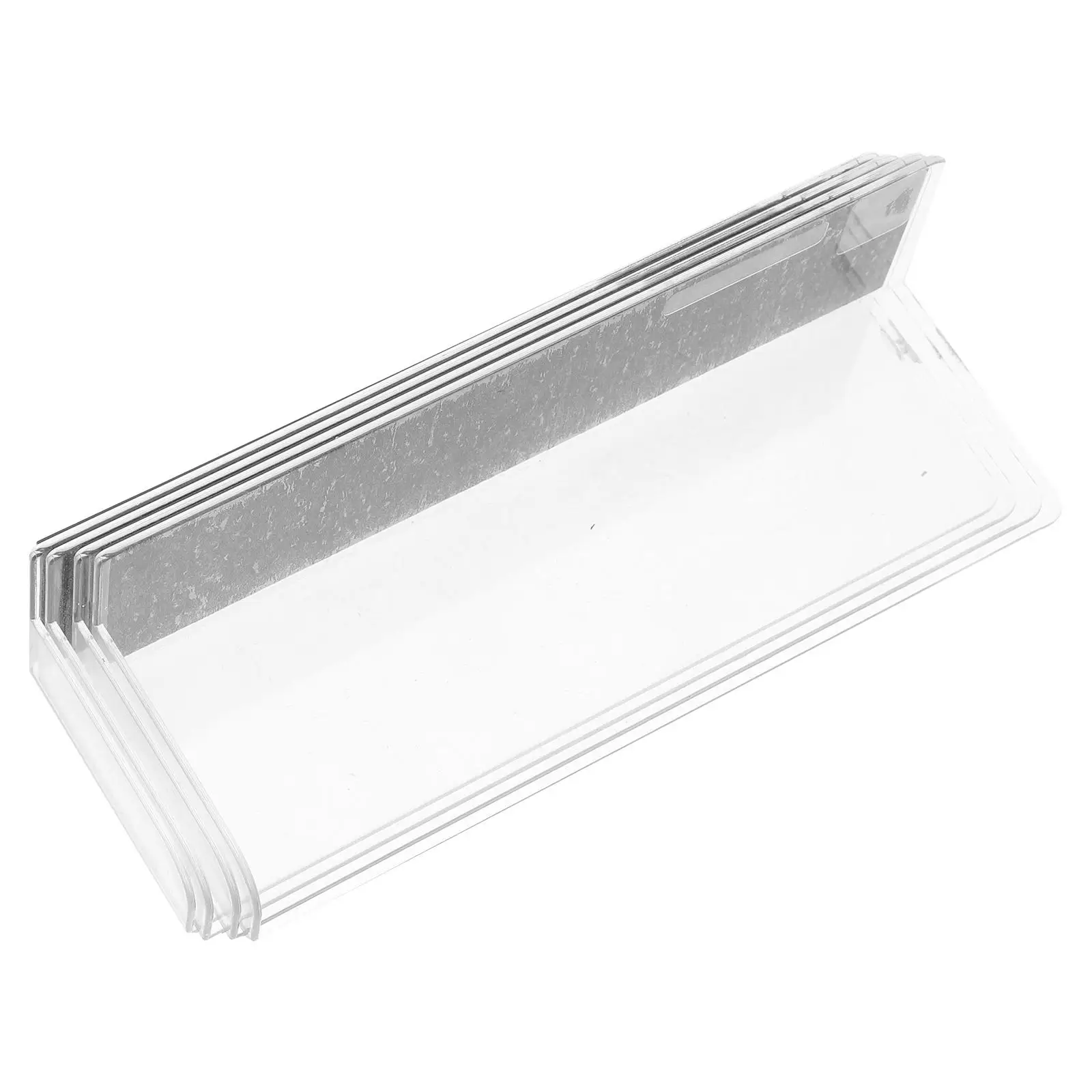

4 Pcs Shelf Dividers Magnetic Material Separators Wire Wood Shelves Supermarket Organization Snacks Beverages Storage