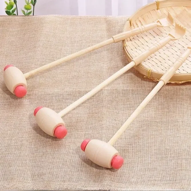 Don't ask for double head scratching massage hammer tapping amphibious massage massage stick stick