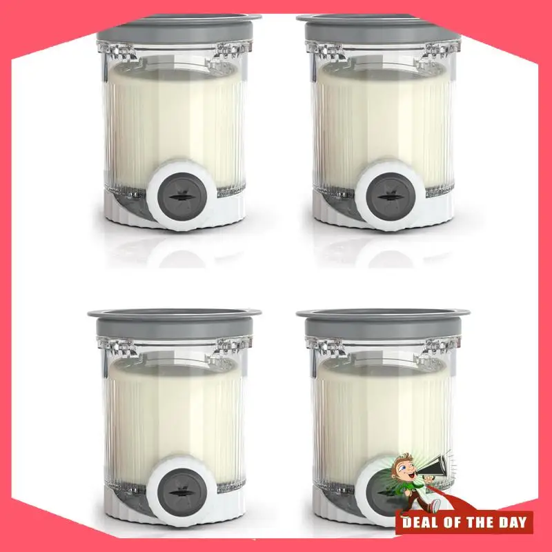 

24-Hour Delivery 4X Pints And Lids For Ninja Swirl NC700 Series Ice Cream & Soft Serve Makers, Dishwasher Safe, XSK7PNTLD2