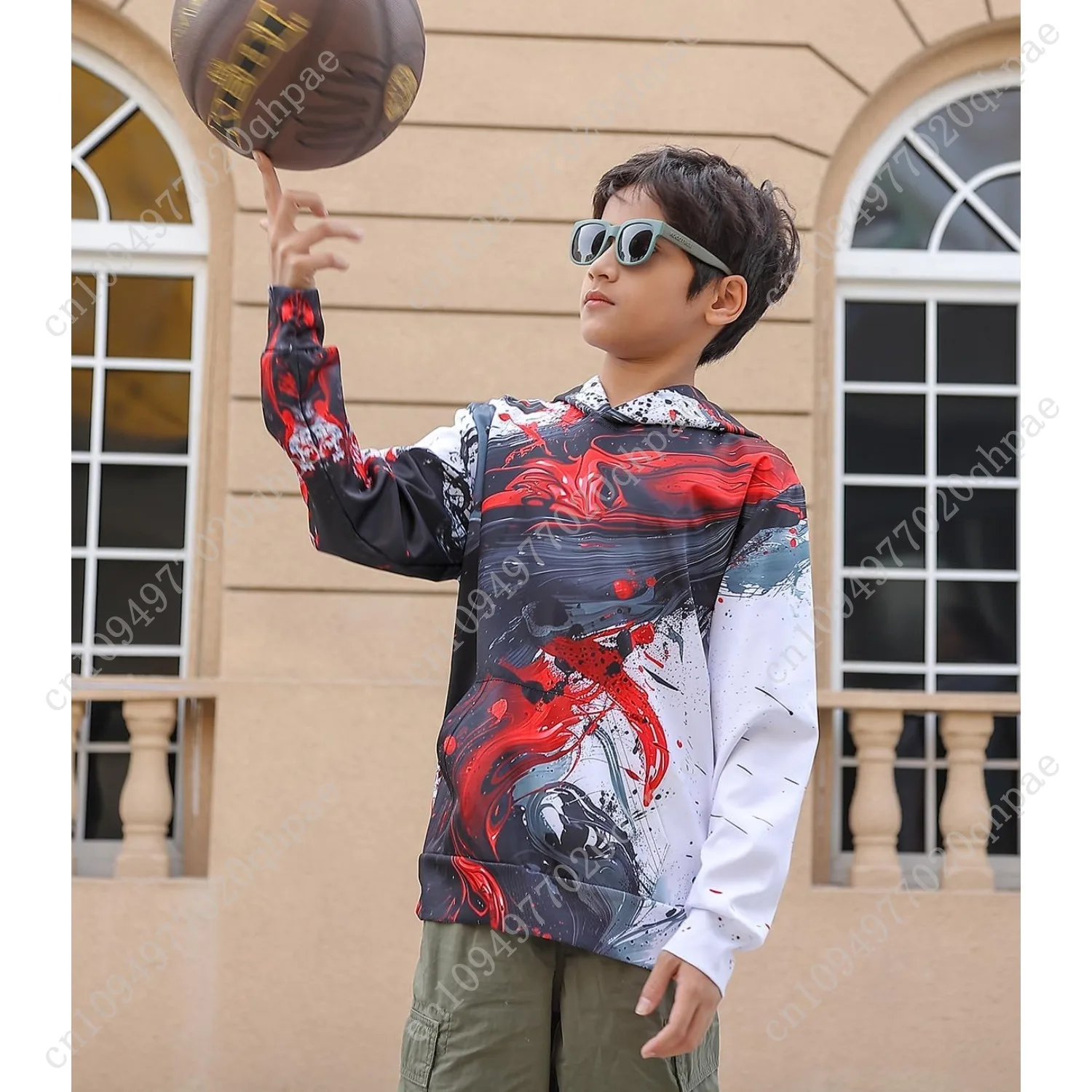 Ahegao Boys Hoodies 6-16 Years Boy Cool Sweatshirts for Kid 3D Prints Pullover