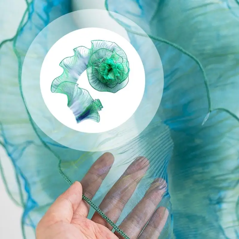 الدانتيل تقليم 5 متر خيط البوليستر مواد الخياطة ديكور المنزل صياغة لوازم سهلة لقطع التصاميم Y08E