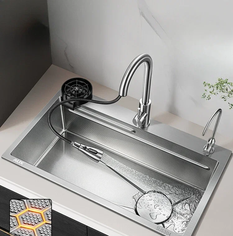 

Кухонная раковина для овощей из нержавеющей стали 304, большая раковина с одним резервуаром, раковина для овощей, для мытья посуды