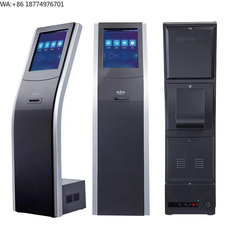 

17-дюймовый киоск самообслуживания для управления очередью в больницах/банках с сенсорным экраном и цифровой вывеской