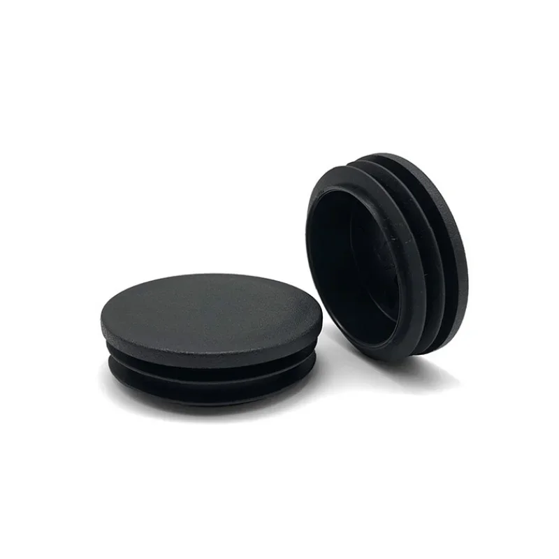 Round Pipe Plug12-100Black Plastic Blanking Caps Insert End Cap Hole Plug Chair Table Feet Cap Tube Pipe Chair Non-Slip Foot Pad image 3