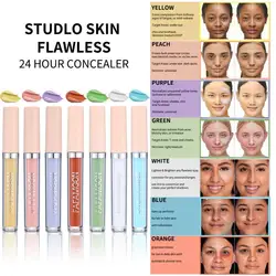 High Covering Liquid Concealer Waterproof Lasting Oil Control Face Foundation Full Cover Acne Dark Circles Corrector Skin Color