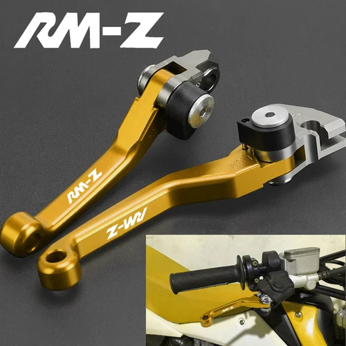 Para SUZUKI RMZ RM-Z 250 450 RM-Z250 RM-Z450 RMZ250 2004-2018 RMZ450 2005-2018 2017 2016 manija de palanca de embrague de freno CNC de motocicleta