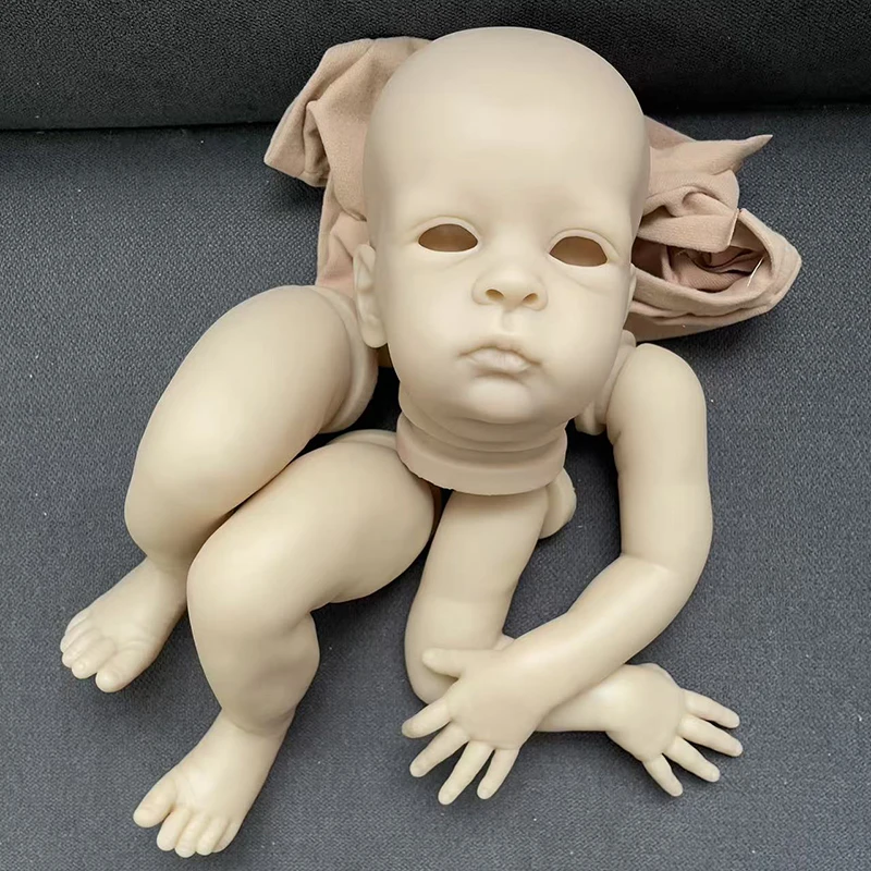 21 Inch Unpainted Soft Vinyl Handmade Baby Oskar Doll Kit Doll Parts Blank Doll Kit